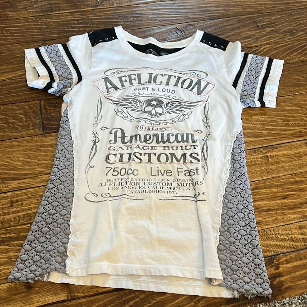 Affliction tee shirt
